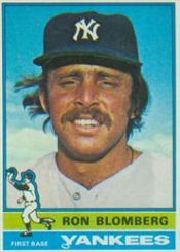 1976 Topps Baseball Cards      354     Ron Blomberg